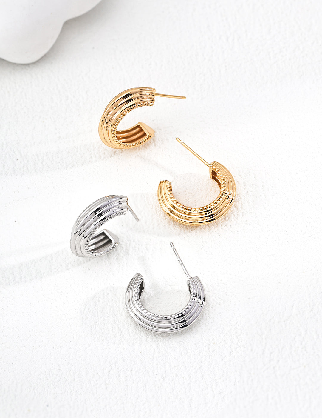 925 Silver Hoop Earrings