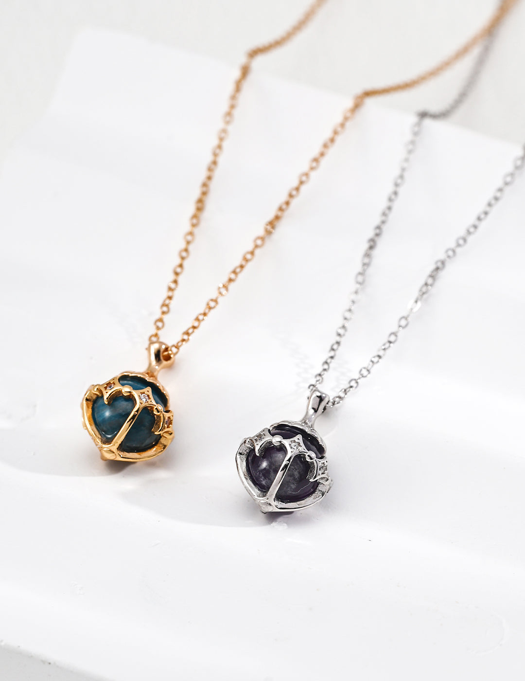 Lucky Star Necklace With Gemstones