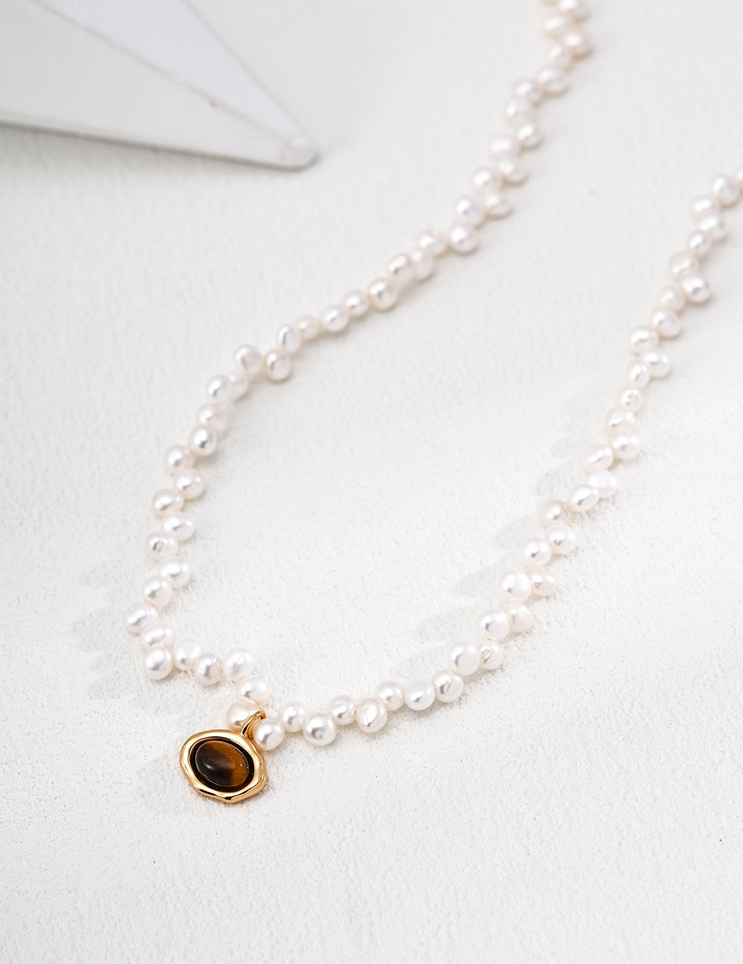 Vintage Gold Tiger Eye Jewelry Set｜S925 Silver Necklace + Bracelet + Earrings｜Elegant French Chic Style